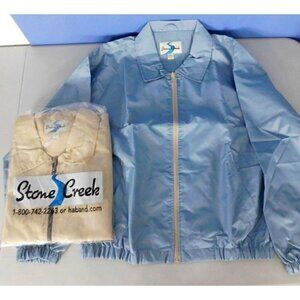STONE CREEK LIGHTWEIGHT ZIP UP MEN'S JACKETS, SET OF TWO, SIZE LARGE, NEVER WORN